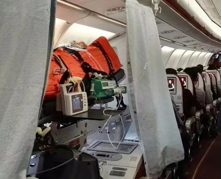 武冈跨国医疗包机、航空担架